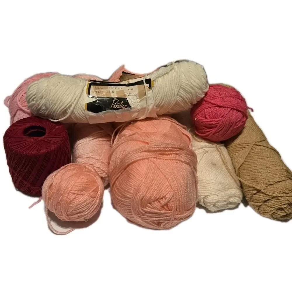 Mixed Bulk Lot of Yarn, Red Heart, Caron, Lion and More
